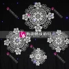 Haiyun Wedding Props Simulation Snowflake Decoration 2015 New Product Petal Snowflake Application Scenario